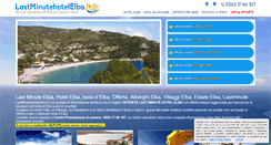 Desktop Screenshot of lastminutehotelelba.it
